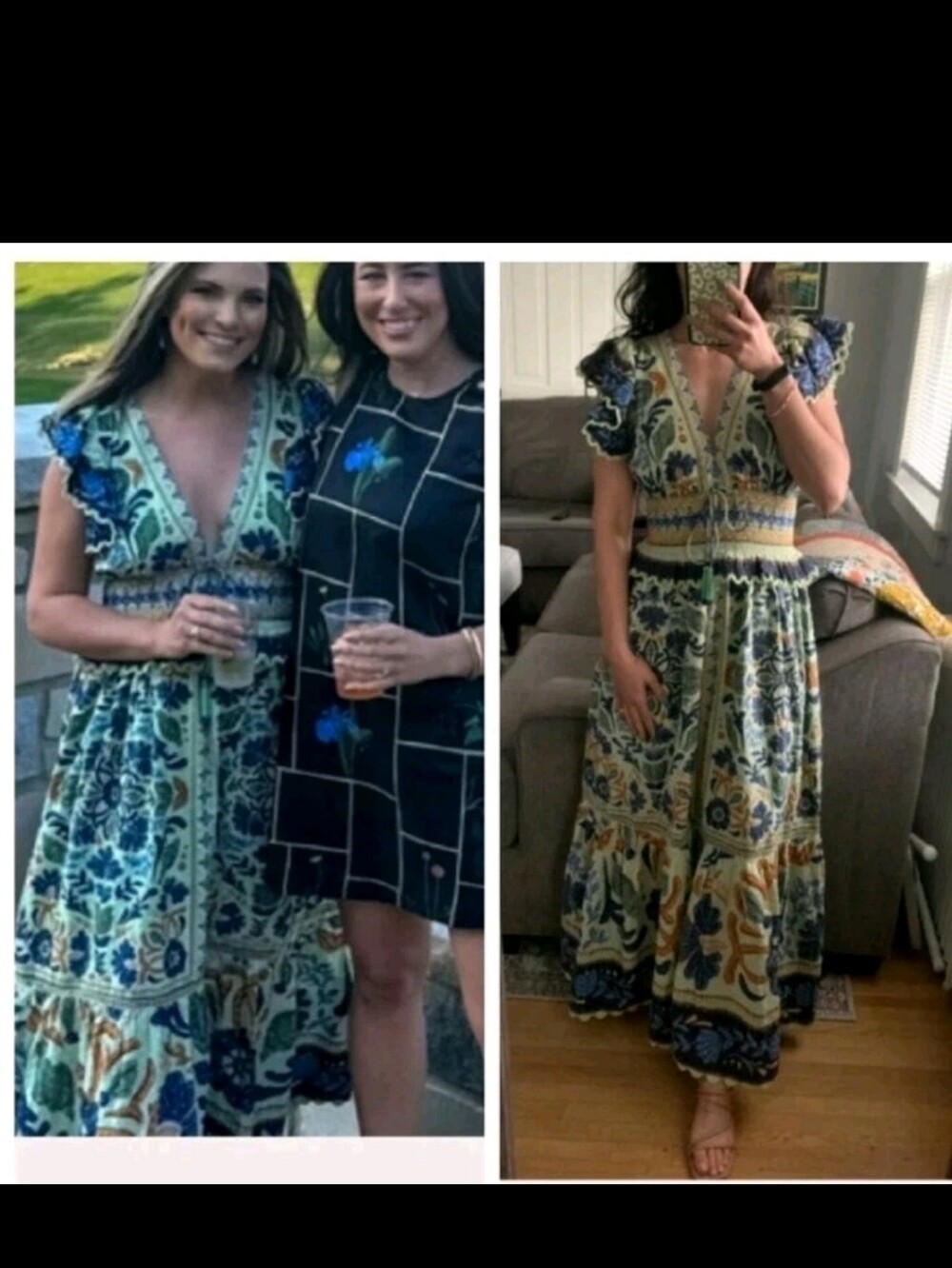 Farm Rio Ocean Tapestry Maxidress - Picture 6 of 9